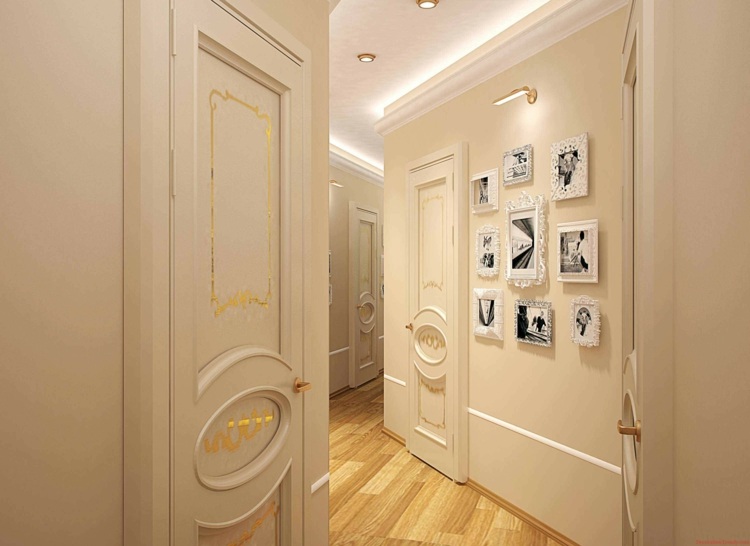 décoration feng shui couloir blanc