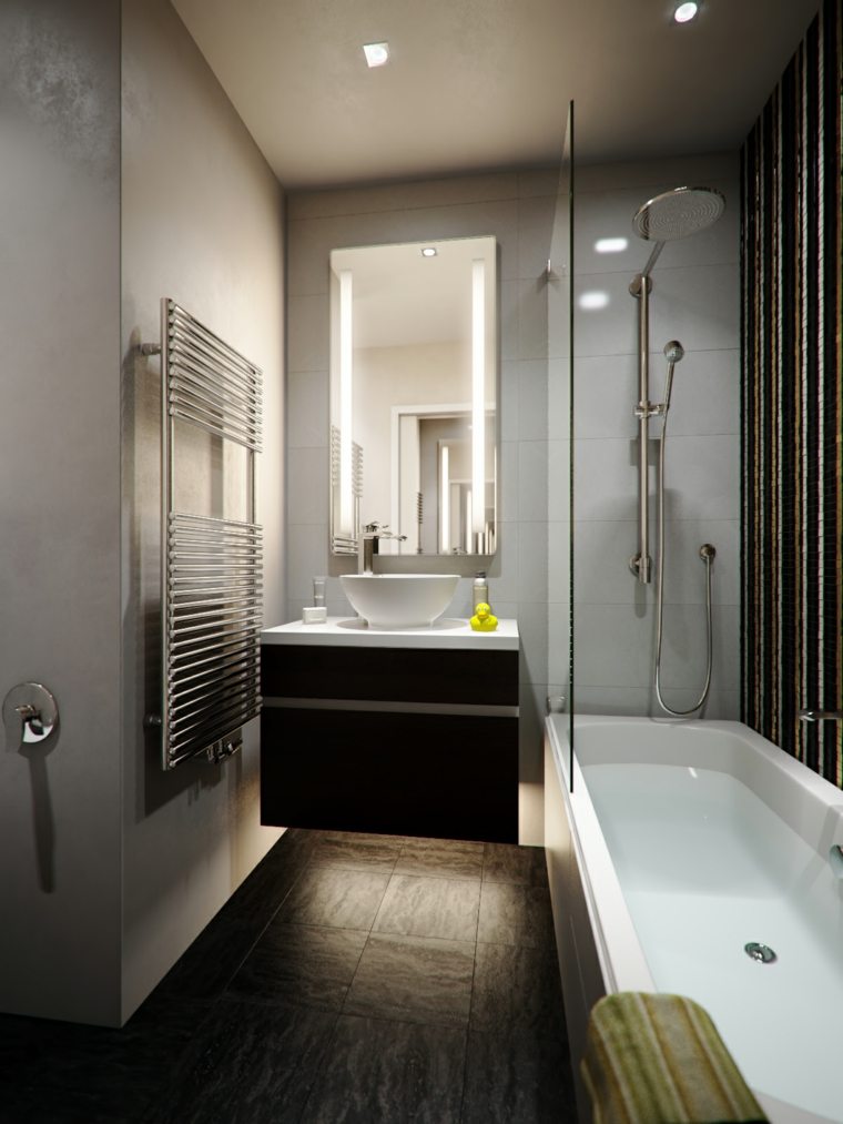 decoration moderne salle de bain meuble design