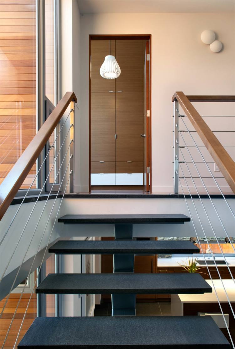 idee balustrade interieur cables