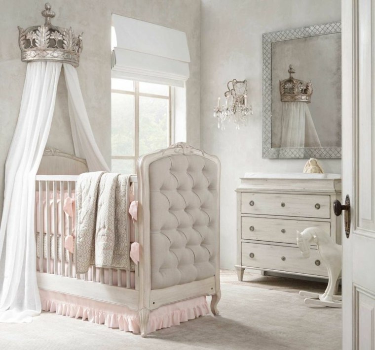 aménagement chambre bébé princesse