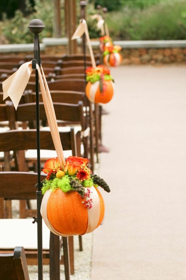 decoration automne salle de mariage
