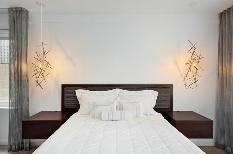 déco luminaires design idée moderne chambre à coucher