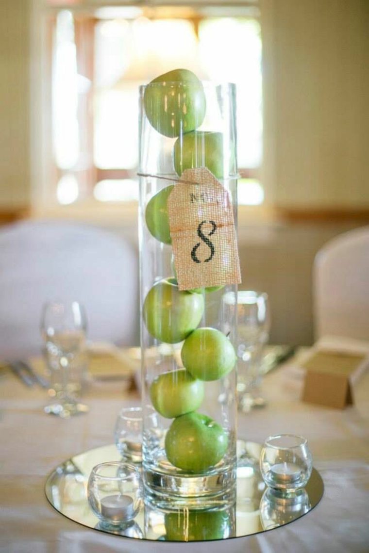idées de décoration minimaliste pommes vertes idées 