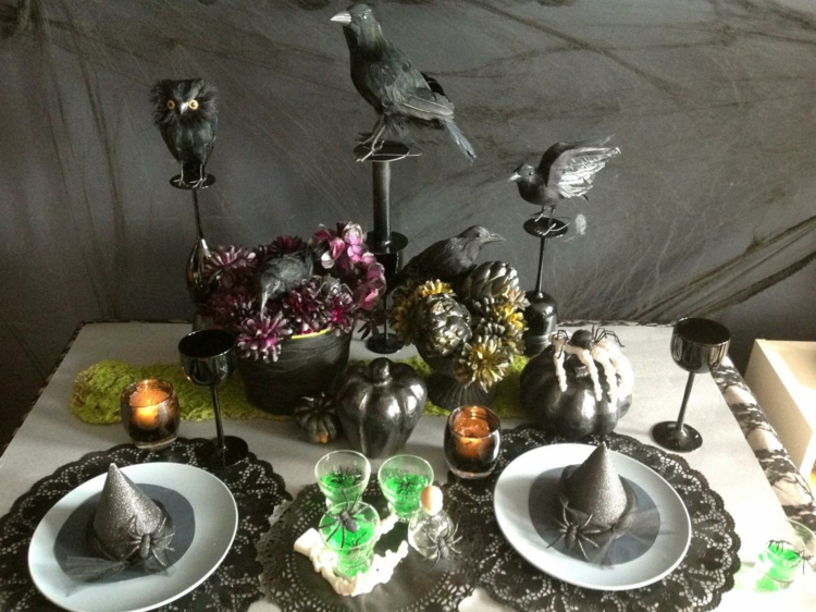 Halloween decoration table interessante