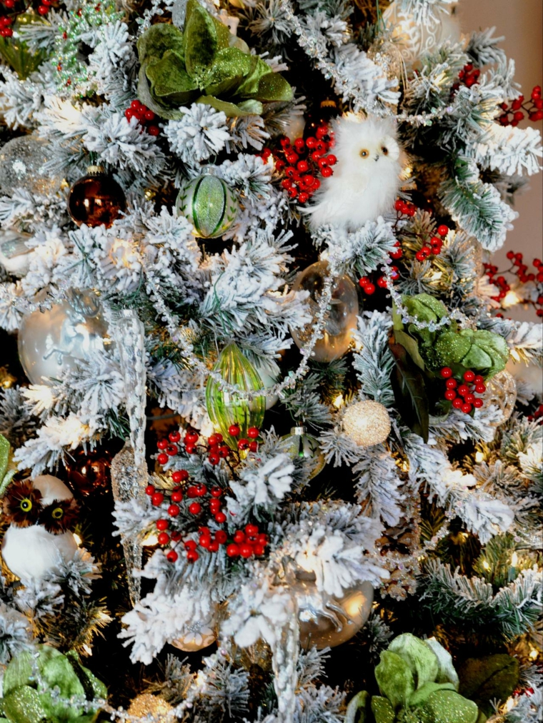 decorer arbre Noel ornements nature