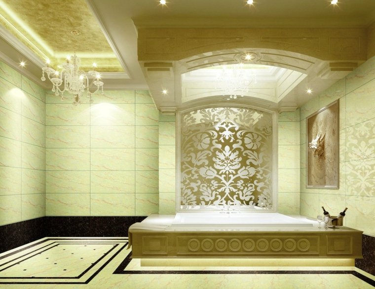 images salle de bain style baroque