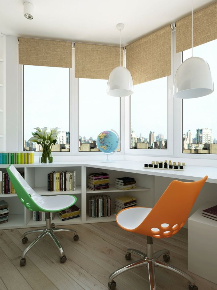 intérieur moderne appartement style scandinave design idée déco luminaire suspension 