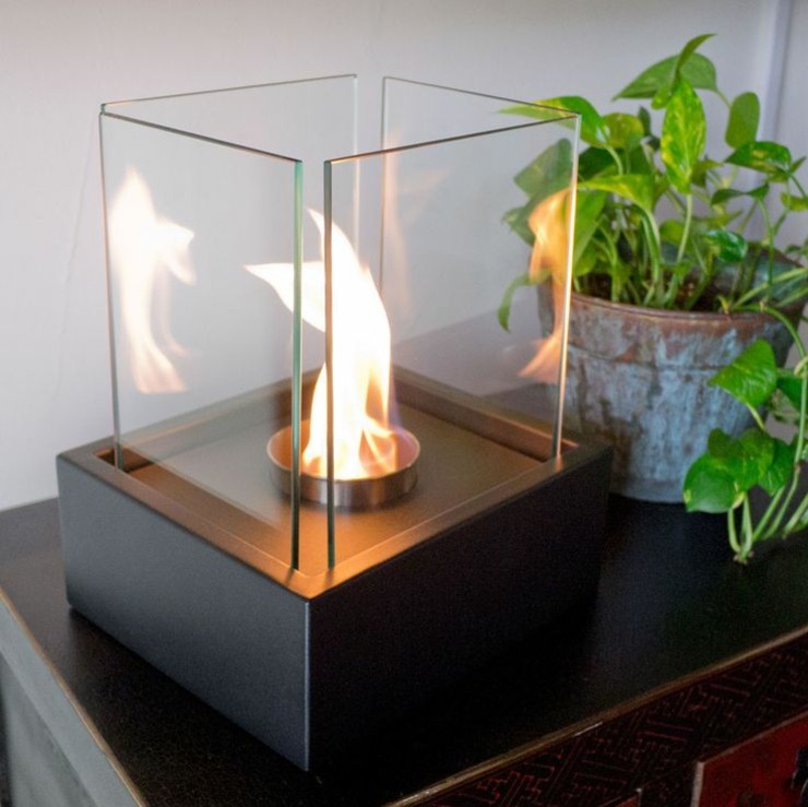 cheminée électrique design Nu-flame Lampada Modern Blaze.