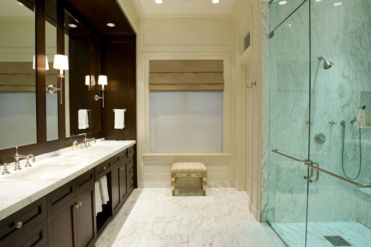 style luxe salle de bain marbre