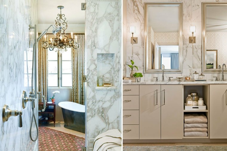 design et interieurs salle de bains marbre