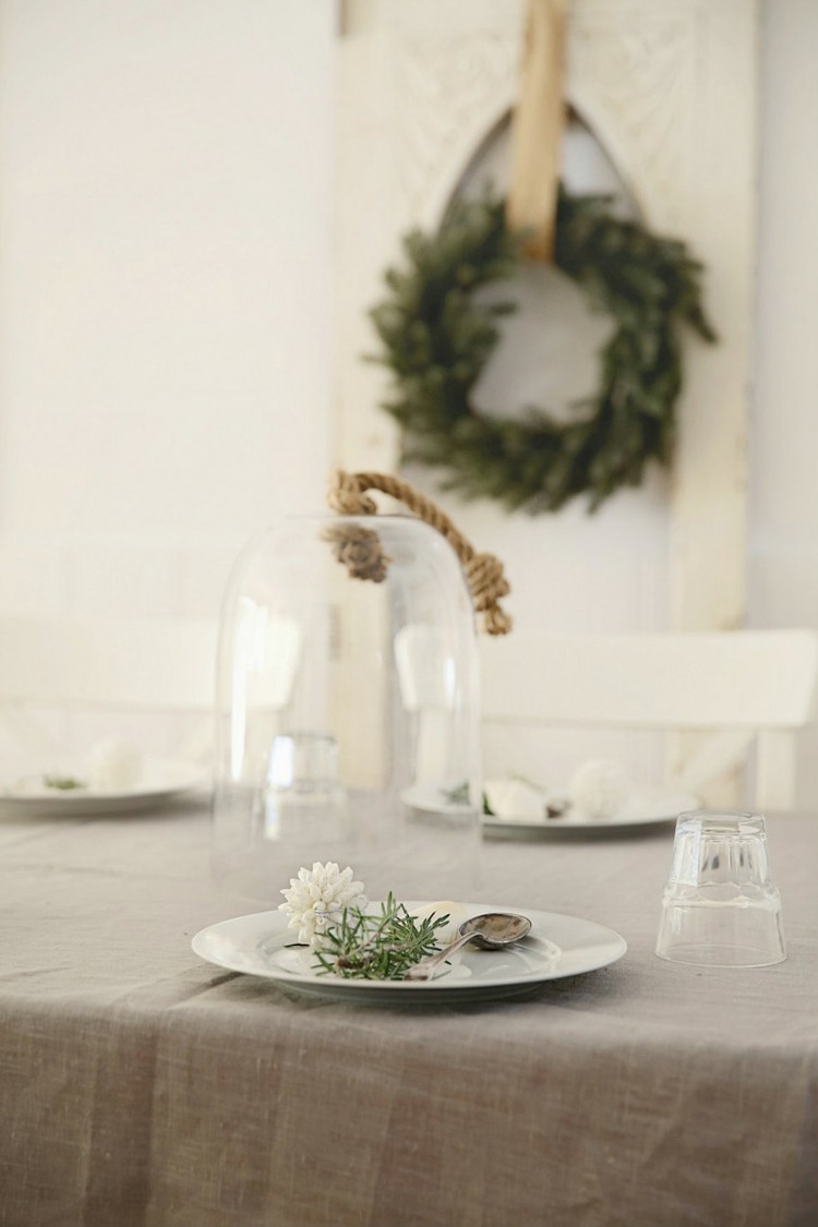 décoration table Noël decoration simple