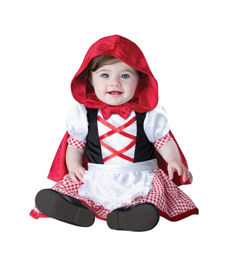 déguisement bébé halloween idée chaperon rouge costume 