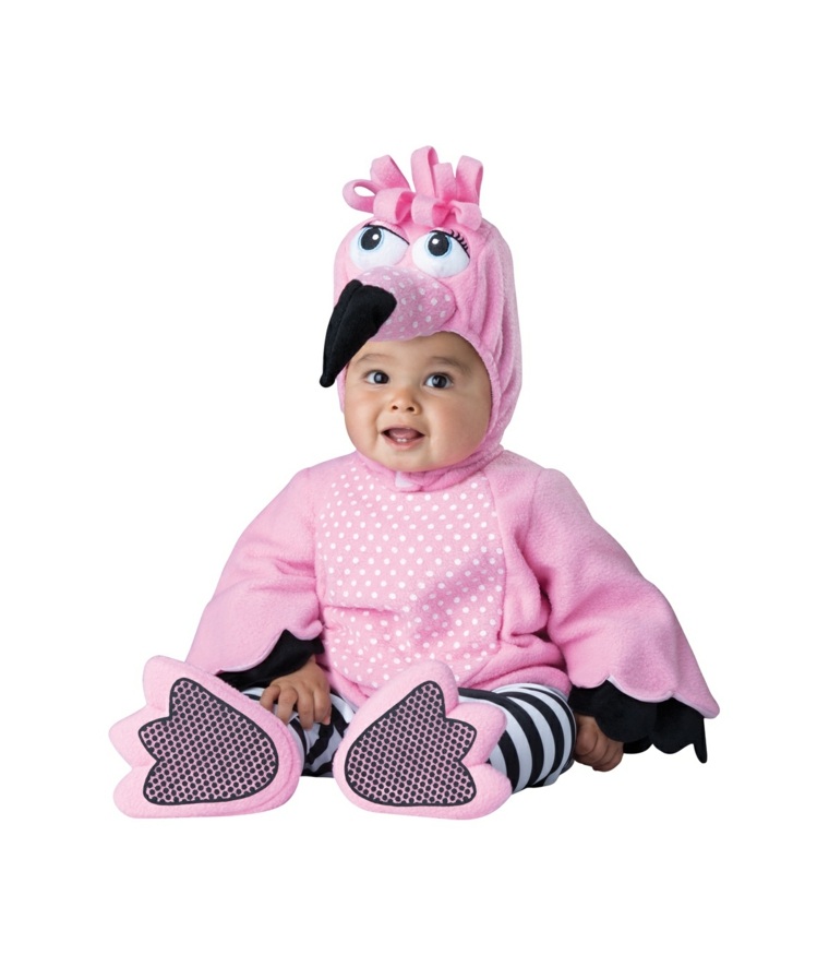 déguisement bébé oiseau flamant rose idée costume enfant halloween
