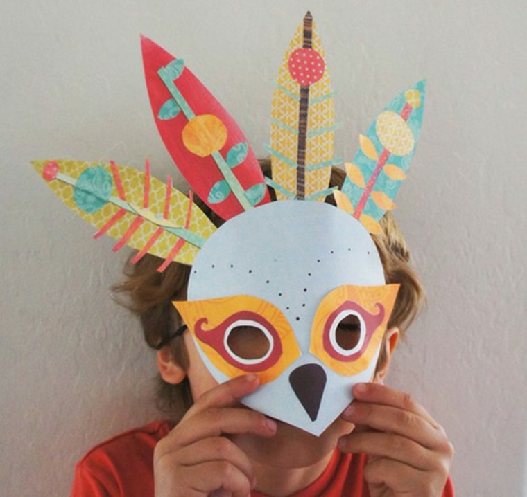 masque enfant déguisement carton bricolage idée facile halloween