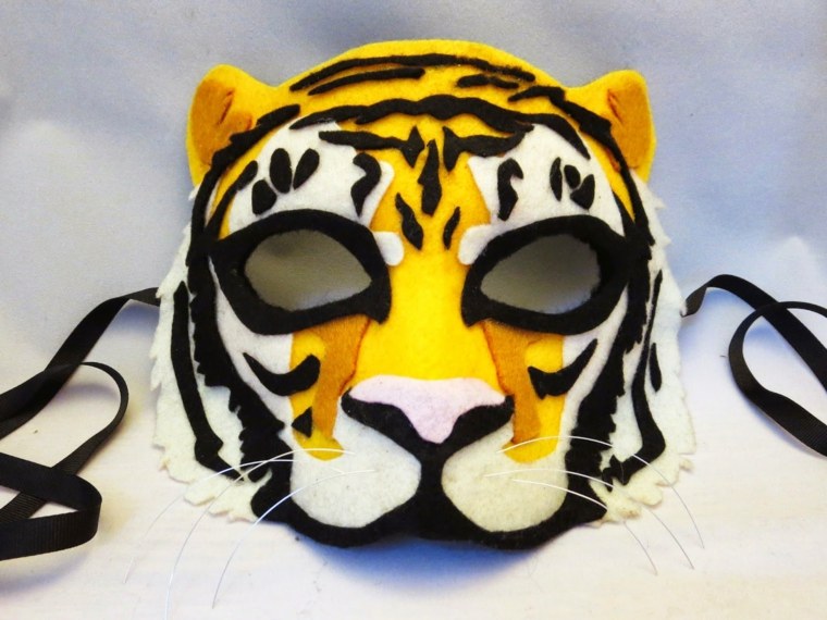 halloween déguisement tigre enfant idée original bricolage 