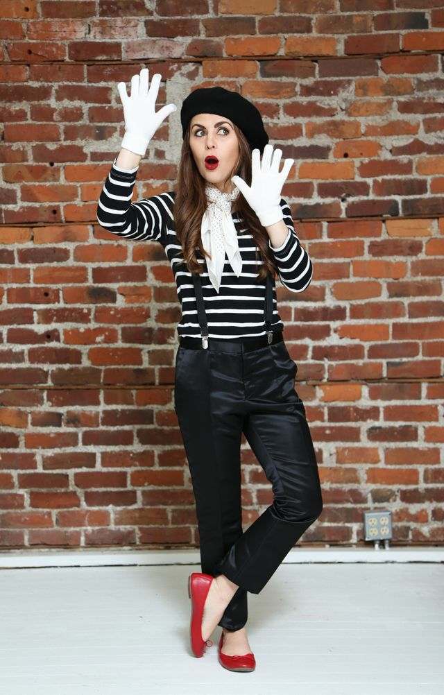 déguisement femme halloween idée originale mime 