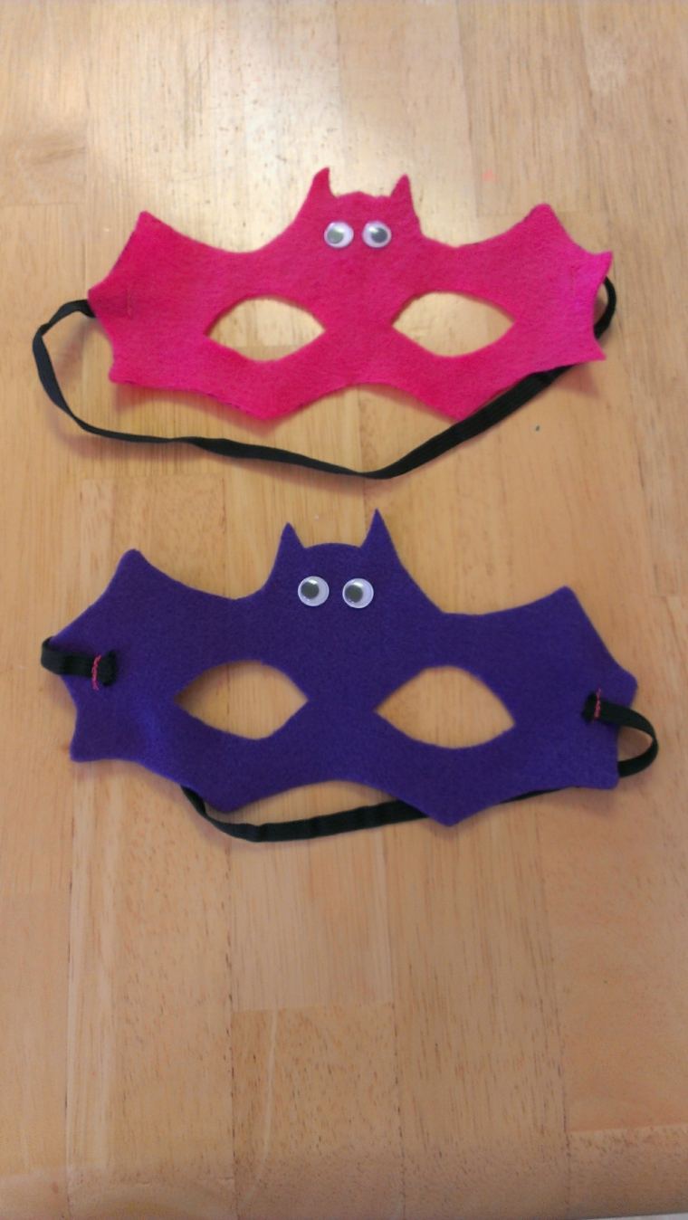 déguisement enfant halloween idée chauve-souris tissu bricolage activité manuelle enfant
