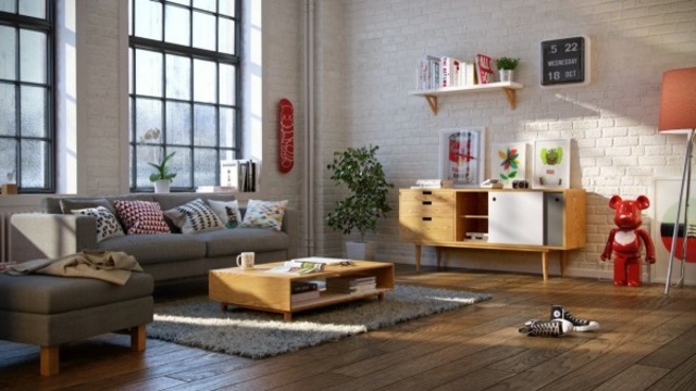 design moderne scandinave meuble bois naturel