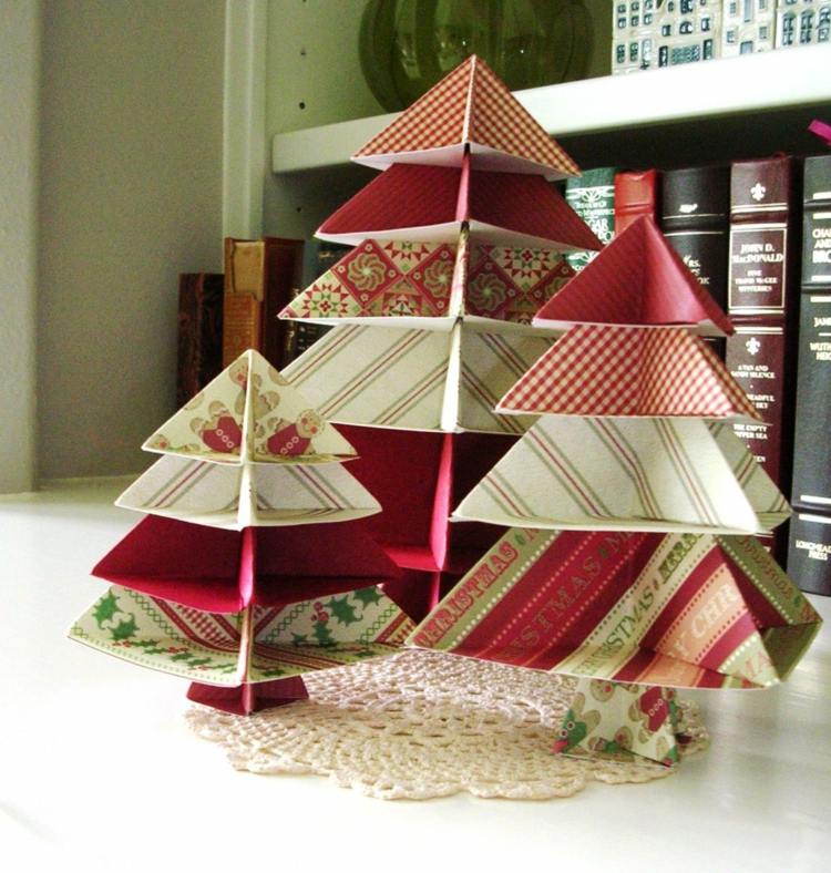 décoration de table de Noël à faire soi-même papier