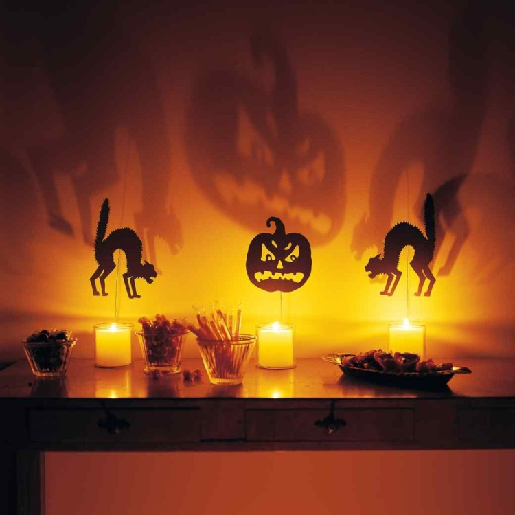 idee deco Halloween table a manger