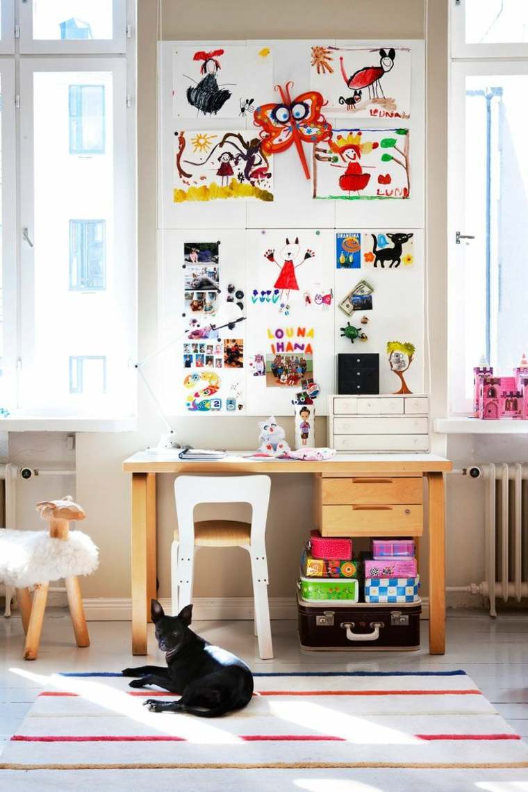 idees décoration bureau meuble enfant