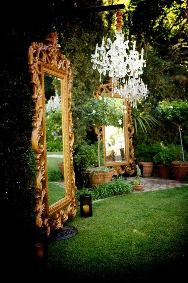 idees jardin miroir baroque