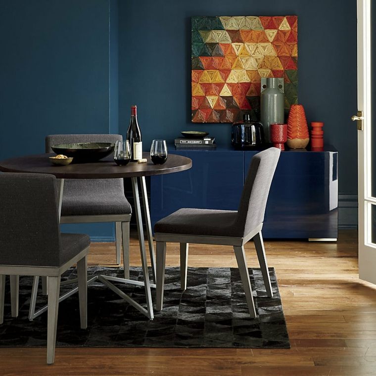 couleurs automne design moderne intérieur contemporain salle à manger déco tableau