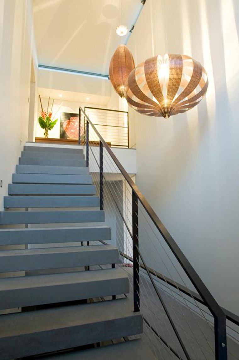 lampes interieur escalier design moderne