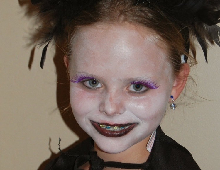 maquillage Halloween enfant fille original