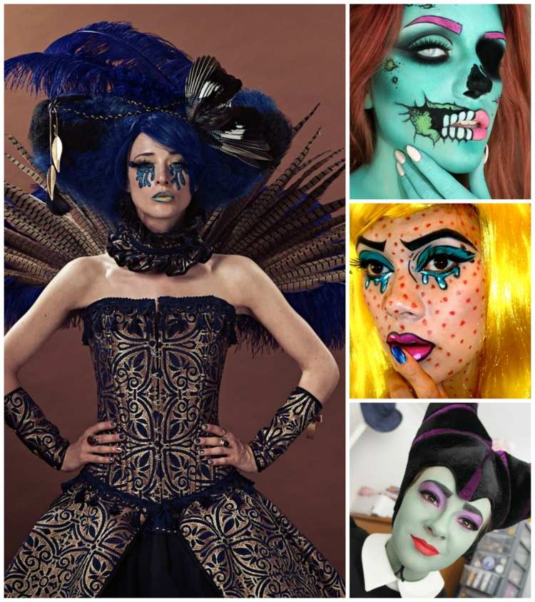 maquillage femme Halloween idees