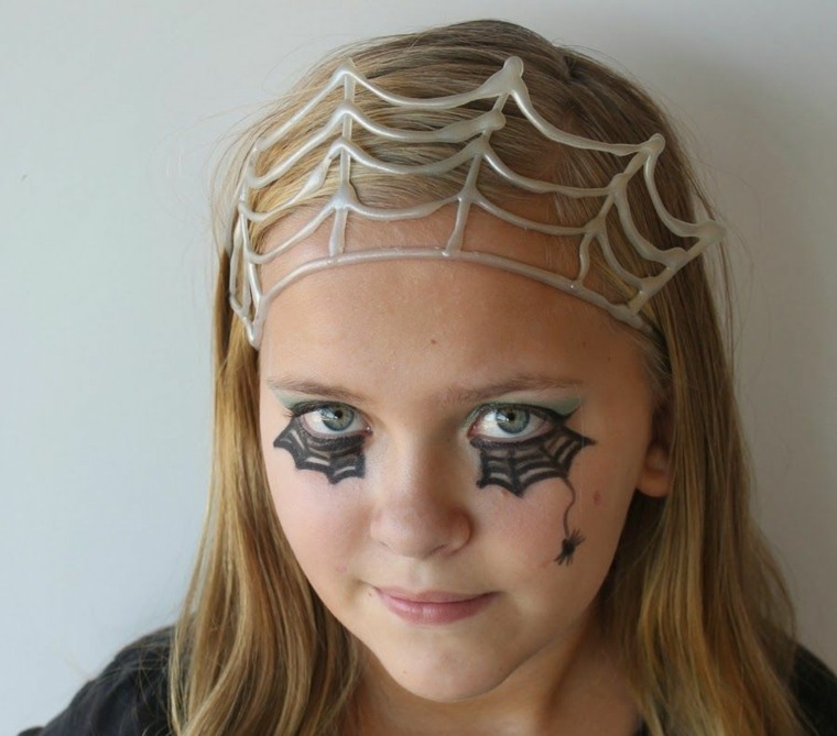 enfants maquillage Halloween simple 