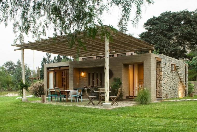 maison écolo idée construction matériaux verts design terrasse 
