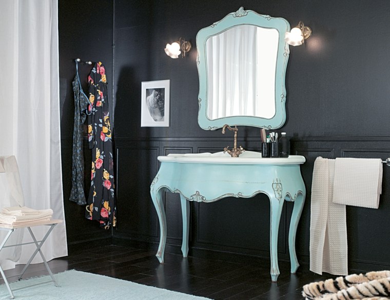 meubles baroques salle de bain de luxe