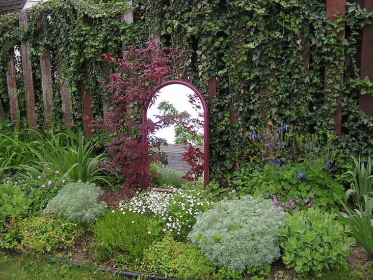 petits miroirs exterieurs deco jardin