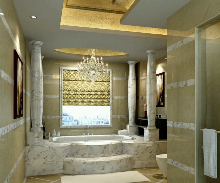 style baroque salle de bain de luxe