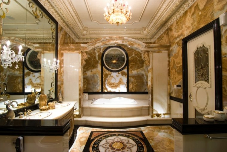 salle de bain baroque art baroque