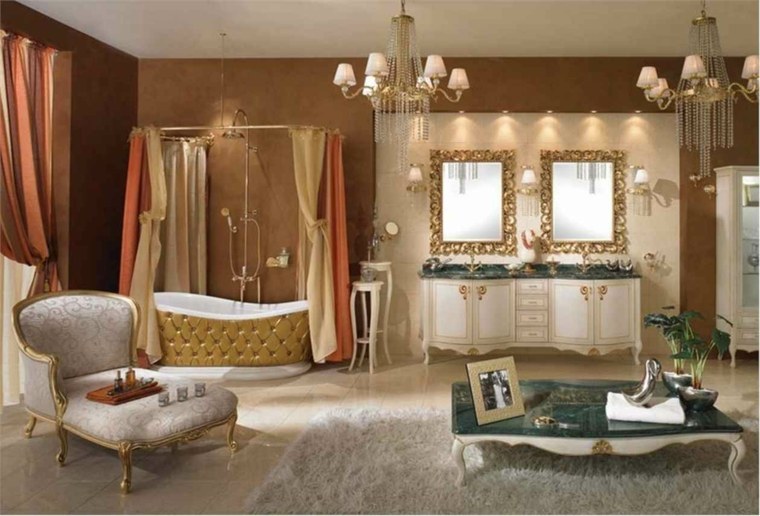 design baroque salles de bains de luxe