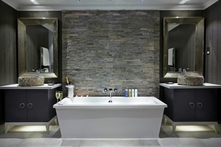 salle de bain deco elegante pierre