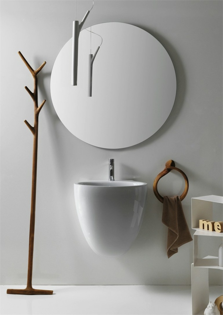 salle de bain rustique moderne design