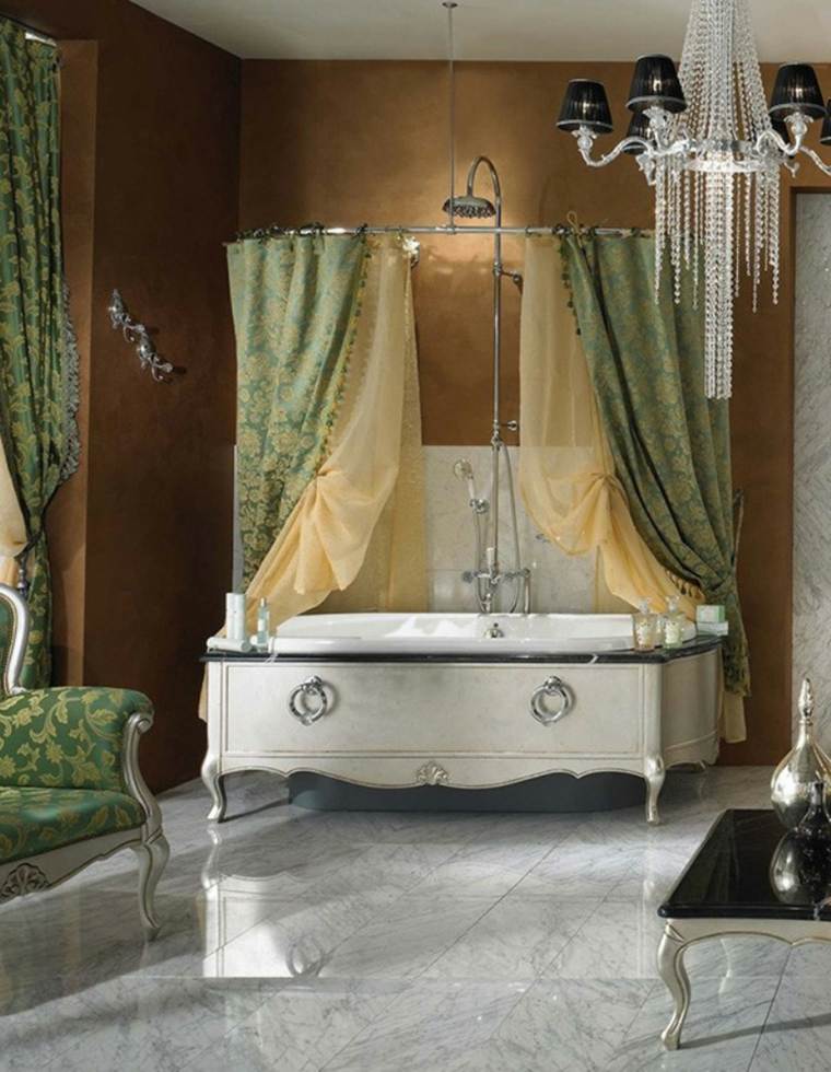 salles bains decor baroque