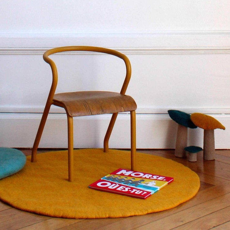 chaise design scandinave bois
