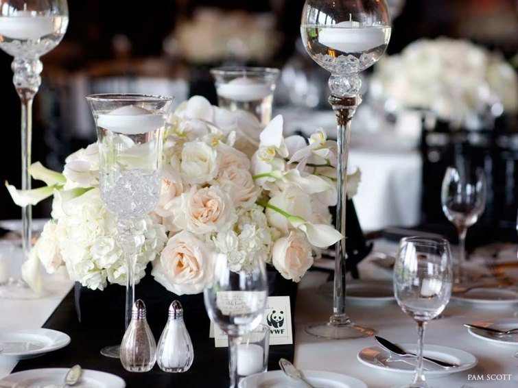 deco table mariage idee fleurs