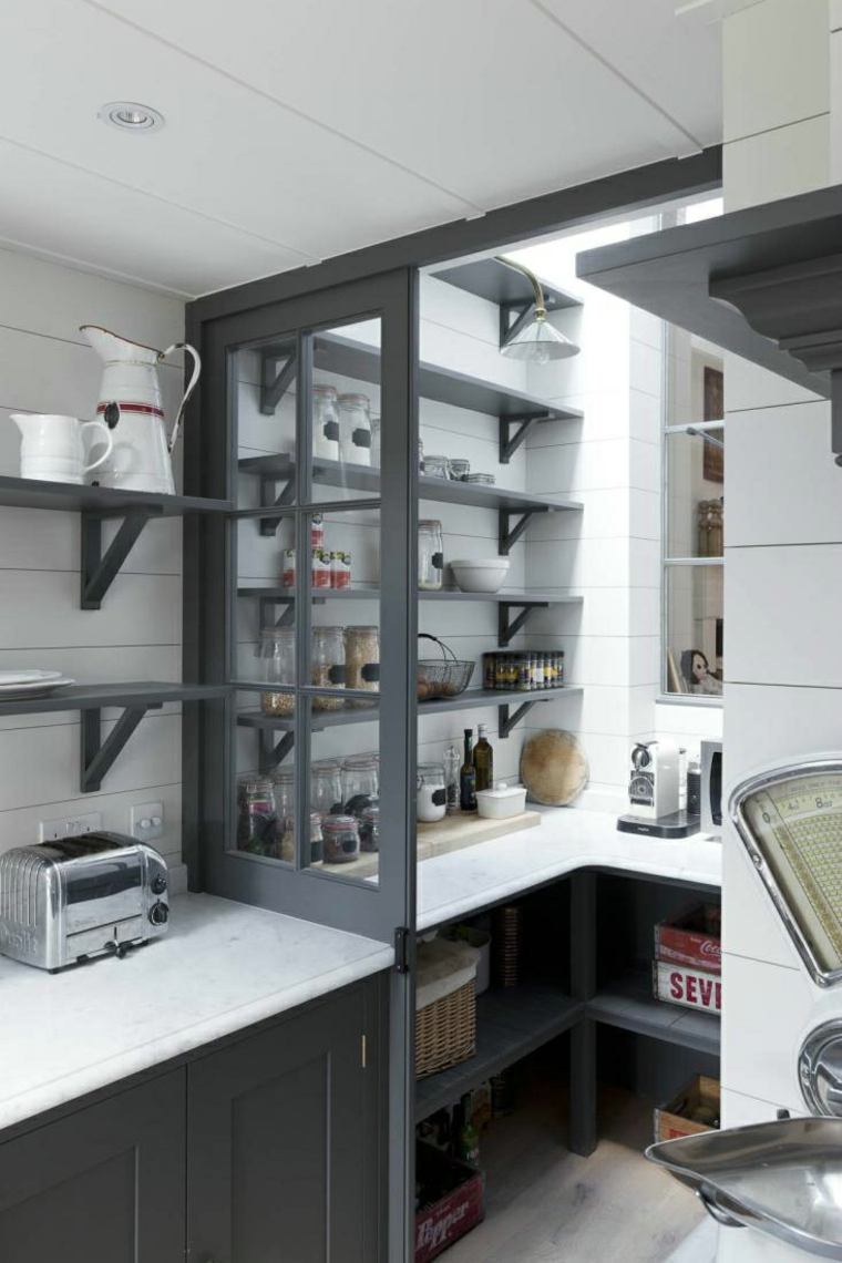idees deco cuisine grise meubles modernes