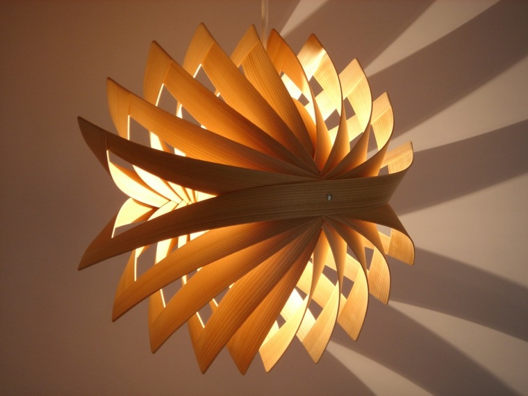 luminaire bois design bricolage idée intérieur moderne design moderne 