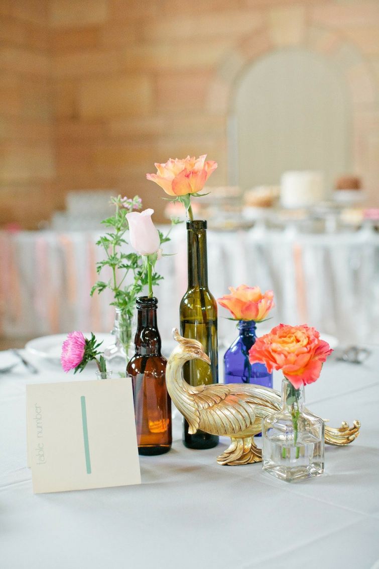 décoration mariage originale table moderne