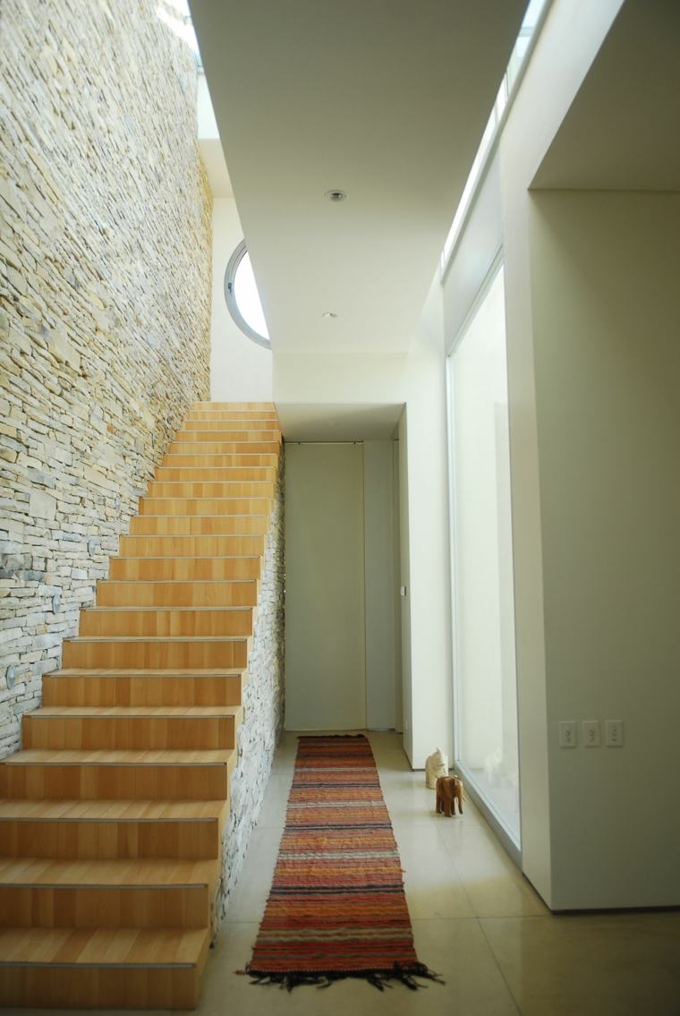 escalier bois interieur contemporain