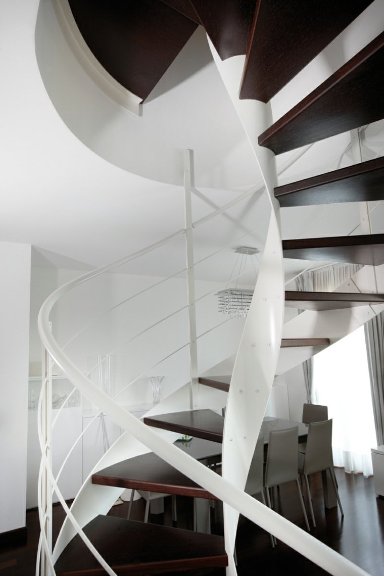 escalier interieur design contemporain