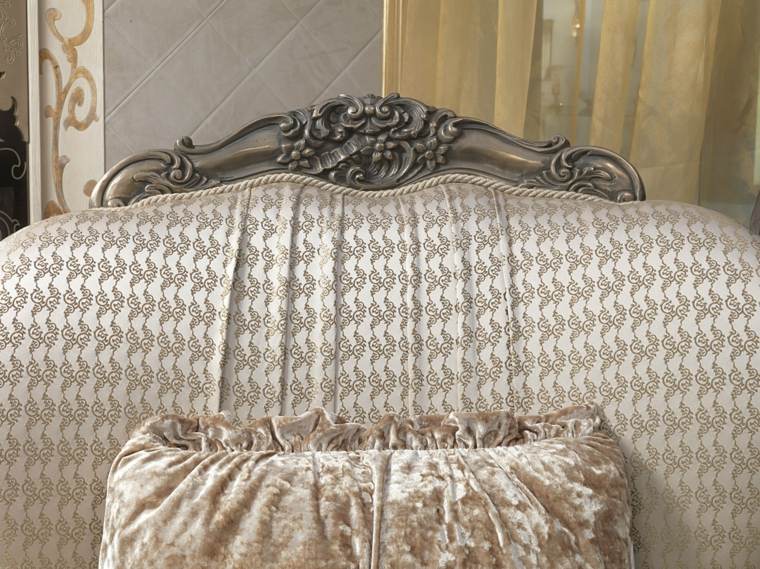 fauteuil art déco tissu motif original design intérieur salon coussins 023-mida-detail