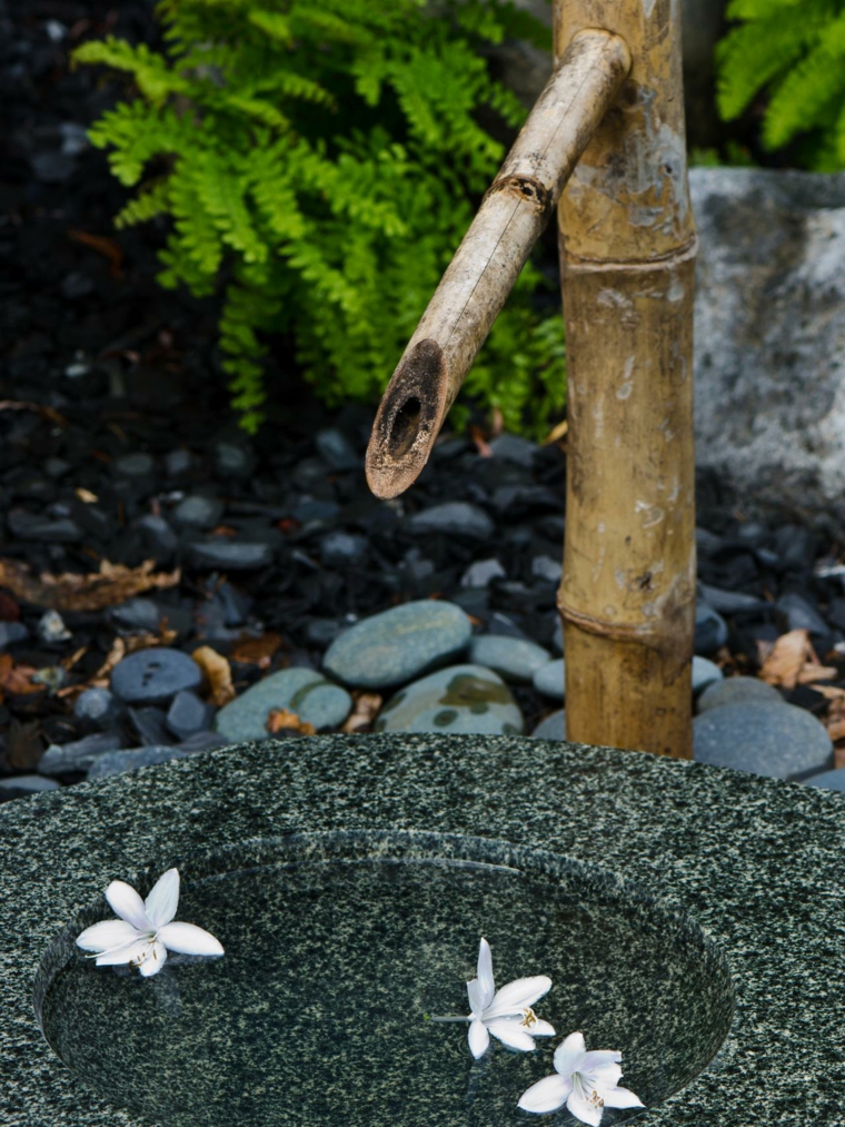 fontaine de jardin ambiance zen
