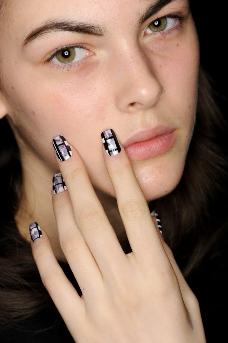 idee ongles automne modernes